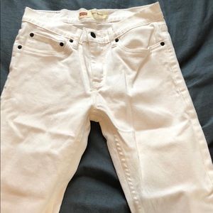 Levi 510 Skinny 28 White